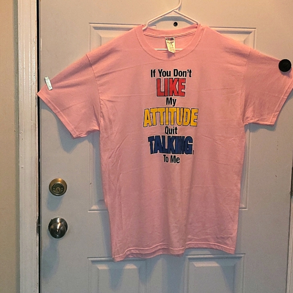Jerzees Pink Graphic T-shirt Size XL NWOT